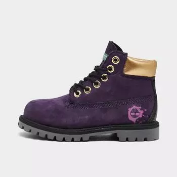 Детские водонепроницаемые ботинки Timberland Hip Hop Royalty 6 Inch Premium для малышей, фиолетовый