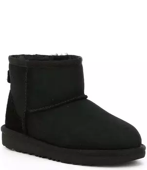 Детские водонепроницаемые ботинки UGG Classic Mini II (подростковые), черный
