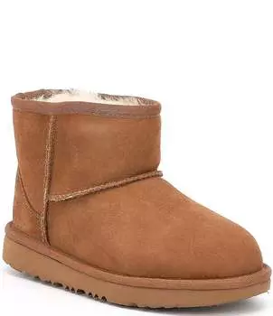Детские водонепроницаемые ботинки UGG Classic Mini II (подростковые), коричневый