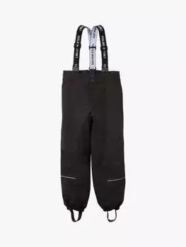 Детские водонепроницаемые брюки flexi Polarn O. Pyret, черный