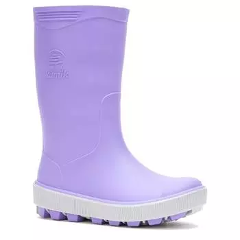 Детские водонепроницаемые дождевые ботинки Riptide для маленьких/больших детей Kamik, лиловый