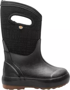 Детские водонепроницаемые зимние ботинки Bogs Classic II Final Frontier, черный