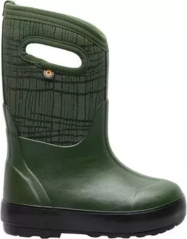 Детские водонепроницаемые зимние ботинки Bogs Classic II Final Frontier, темно-зеленый