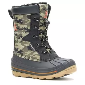 Детские водонепроницаемые зимние ботинки для серфинга для маленьких/больших детей Kamik, зеленый