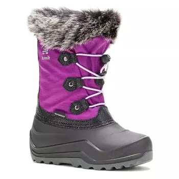 Детские водонепроницаемые зимние ботинки Powdery 3 для маленьких/больших детей Kamik, цвет grape