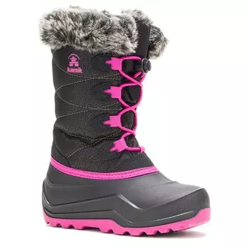 Детские водонепроницаемые зимние ботинки Snow Gypsy 4 для малышей/маленьких детей Kamik, черный