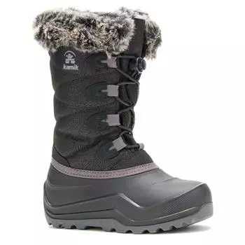 Детские водонепроницаемые зимние ботинки Snow Gypsy 4 для маленьких/больших детей Kamik, черный