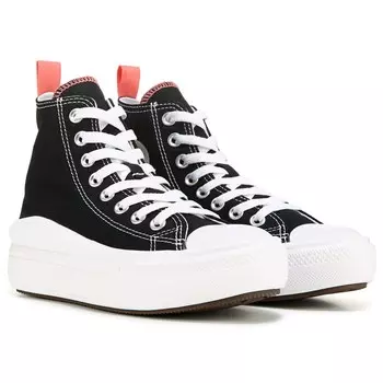 Детские высокие кеды Chuck Taylor All Star Move Big Kid Converse, черный