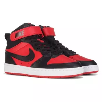 Детские высокие кеды Court Borough 2 Big Kid Nike, красный