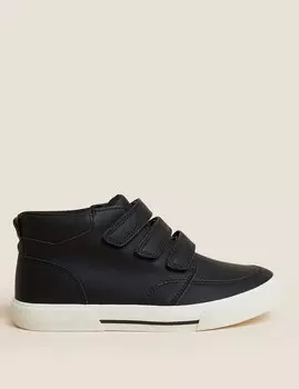Детские высокие кеды Freshfeet Riptape (1 большой – 7 больших размеров) Marks & Spencer, черный