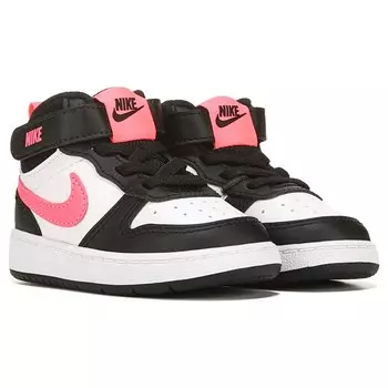 Детские высокие кроссовки Court Borough 2 для малышей/малышей Nike, белый