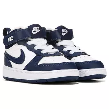 Детские высокие кроссовки Court Borough 2 для малышей/малышей Nike, белый