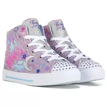 Детские высокие кроссовки Twinkle Sparks для малышей/маленьких детей Skechers, мультиколор