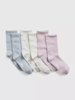 Детские высокие носки, 3 пары. Gap, мультиколор