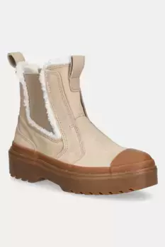 Детские замшевые ботинки челси CHUCK TAYLOR AS CHELSEA LUGGED Converse, бежевый