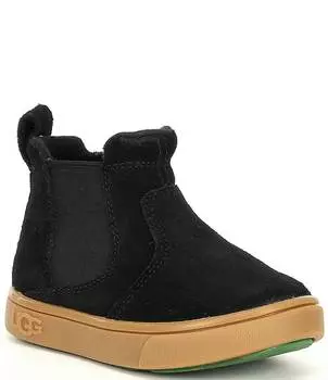Детские замшевые ботинки UGG Hamden II (для младенцев), черный
