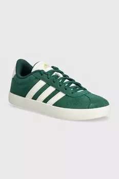 Детские замшевые кроссовки adidas VL COURT 3.0, зеленый