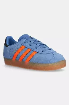 Детские замшевые кроссовки GAZELLE Adidas Originals, синий
