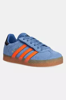 Детские замшевые кроссовки GAZELLE Adidas Originals, синий