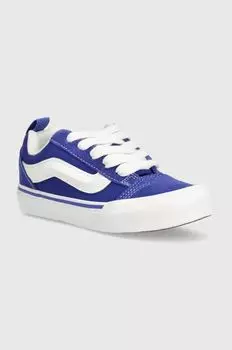 Детские замшевые кроссовки Knu Skool Vans, синий