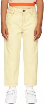 Детские желтые мешковатые джинсы TINYCOTTONS