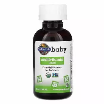Детские жидкие мультивитамины 56 мл, Garden of Life