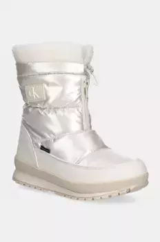 Детские зимние ботинки Calvin Klein Jeans, серебряный