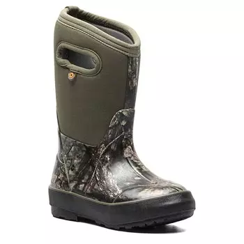 Детские зимние ботинки Classic II без застежки для малышей/маленьких/больших детей Bogs, цвет mossy oak