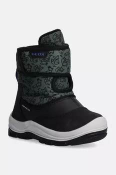 Детские зимние ботинки Geox FLANFIL ABX, зеленый