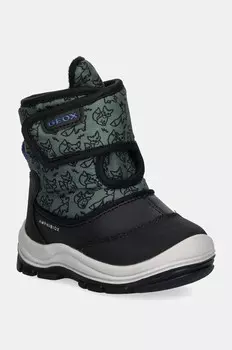 Детские зимние ботинки Geox FLANFIL ABX, зеленый