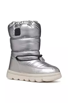 Детские зимние ботинки Geox WILLABOOM, серебряный