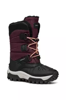 Детские зимние ботинки HIMALAYA AB Geox, гранатовый