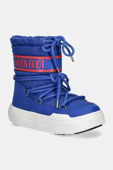 Детские зимние ботинки Moon Boot JR PARK BOOT, синий