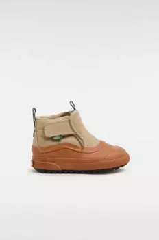 Детские зимние ботинки MTE Slip-On Hi Terrain Vans, зеленый