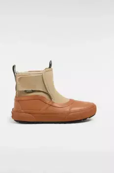 Детские зимние ботинки MTE Slip-On Hi Terrain Vans, зеленый