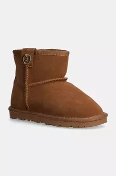 Детские зимние ботинки Patrizia Pepe, коричневый