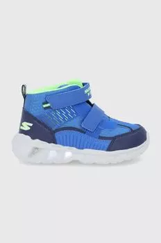 Детские зимние ботинки Skechers, синий