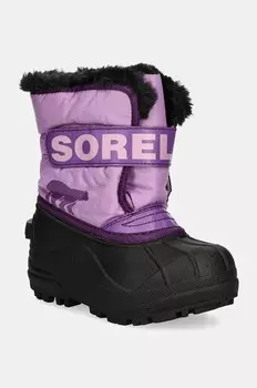 Детские зимние ботинки TODDLER SNOW COMMAND Sorel, фиолетовый