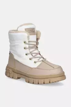 Детские зимние ботинки Tommy Hilfiger, бежевый