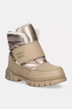Детские зимние ботинки Tommy Hilfiger, бежевый