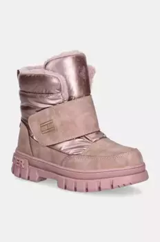 Детские зимние ботинки Tommy Hilfiger, розовый