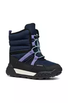 Детские зимние ботинки TREKKYUP AB Geox, темно-синий