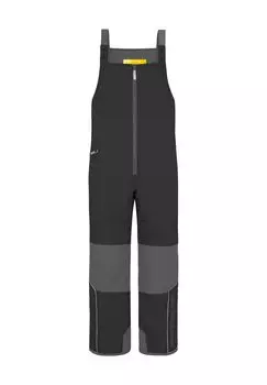 Детские зимние брюки на подтяжках «Улухакток» normani, антрацит