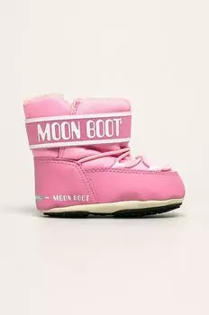 Детские зимние сапоги для кроватки 2 Moon Boot, розовый