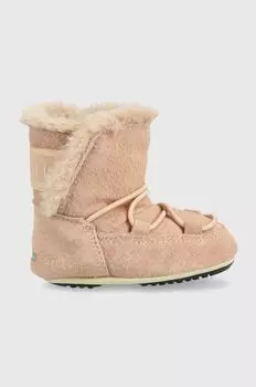 Детские зимние сапоги для кроватки Moon Boot, розовый