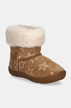 Детские зимние сапоги UGG SAMMEE IRIDESCENSTARS, коричневый