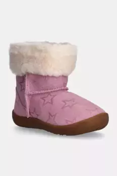 Детские зимние сапоги UGG SAMMEE IRIDESCENSTARS, розовый