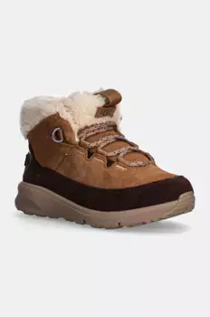 Детские зимние замшевые угги TERRETRAIL COSY LACE Ugg, коричневый