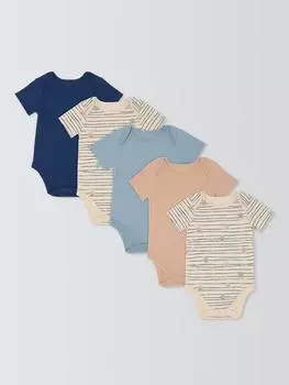 Детские звездные боди John Lewis, разноцветный