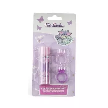 Детский бальзам для губ + кольца Martinelia